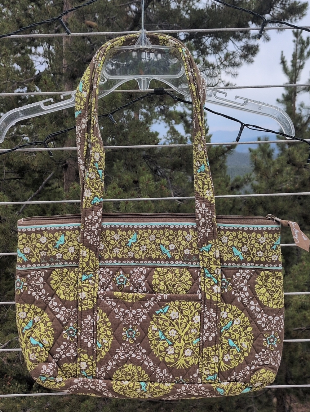 Vera Bradley - Little Betsy - Sittin' In A Tree Tote - NWT